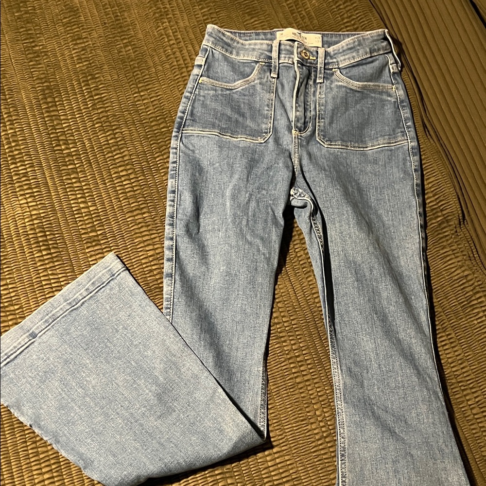 Hollister Light Blue Flare Jeans